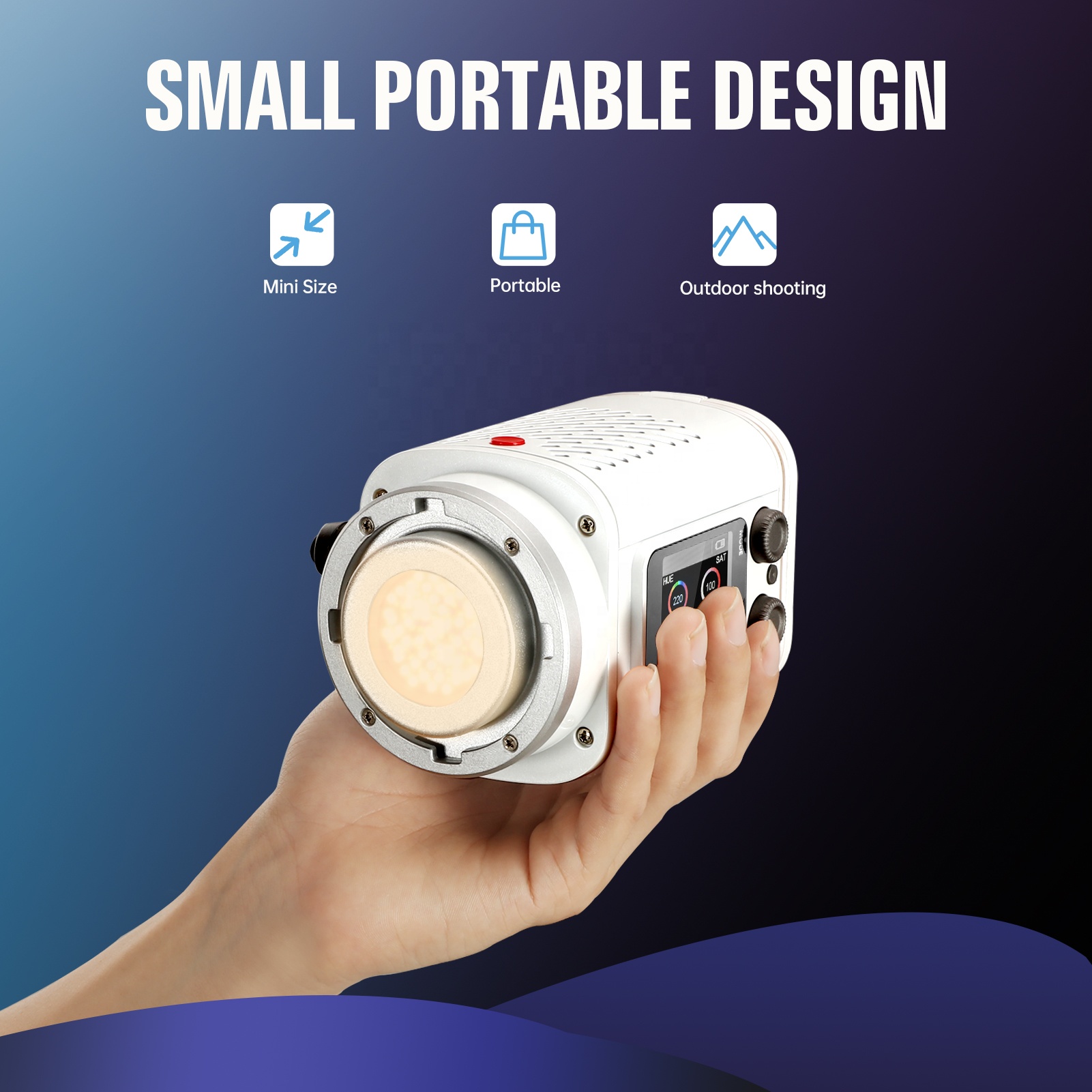 Kit de Iluminação Portátil JIN - Photography Videos Free avaliação e preço